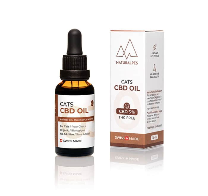 Huile CBD pour chat 3%