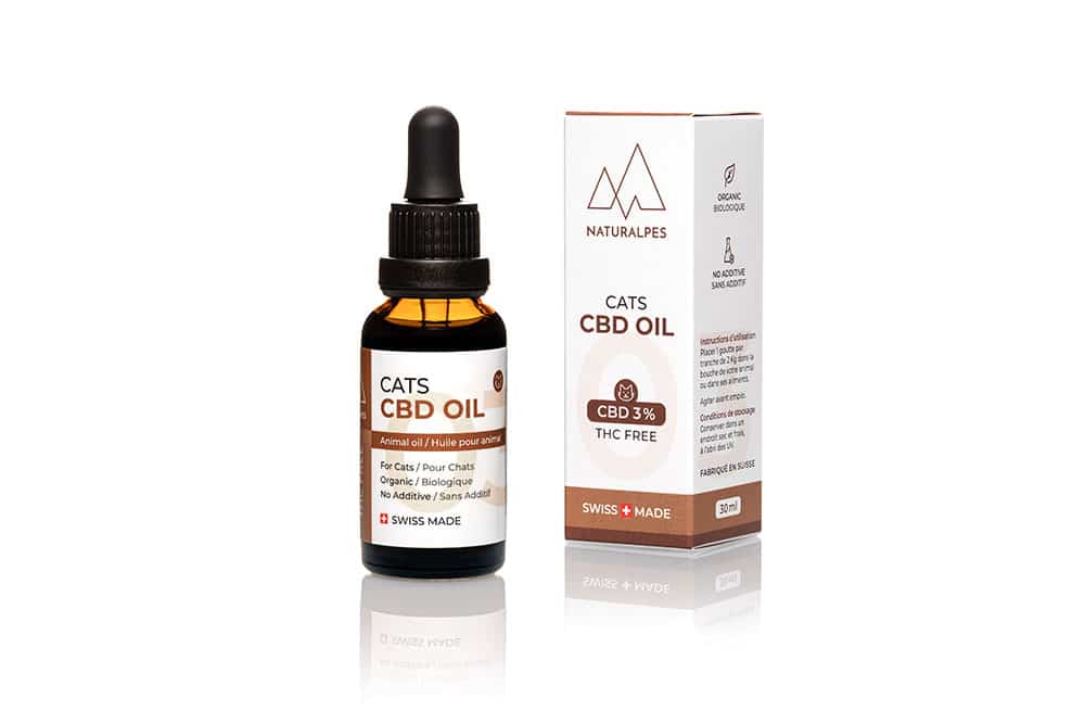 Huile CBD pour chat 3%