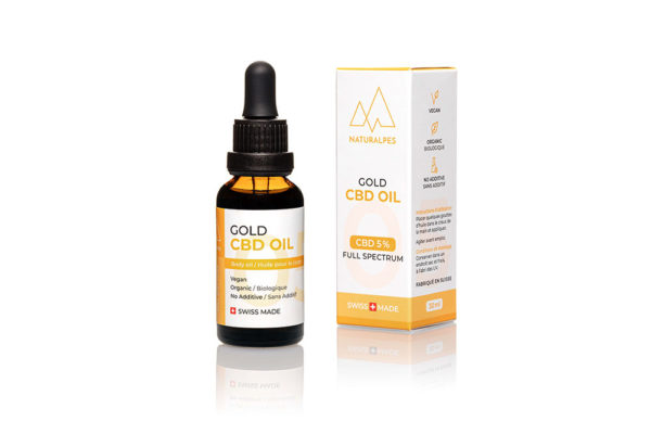 Huile CBD Gold 5%