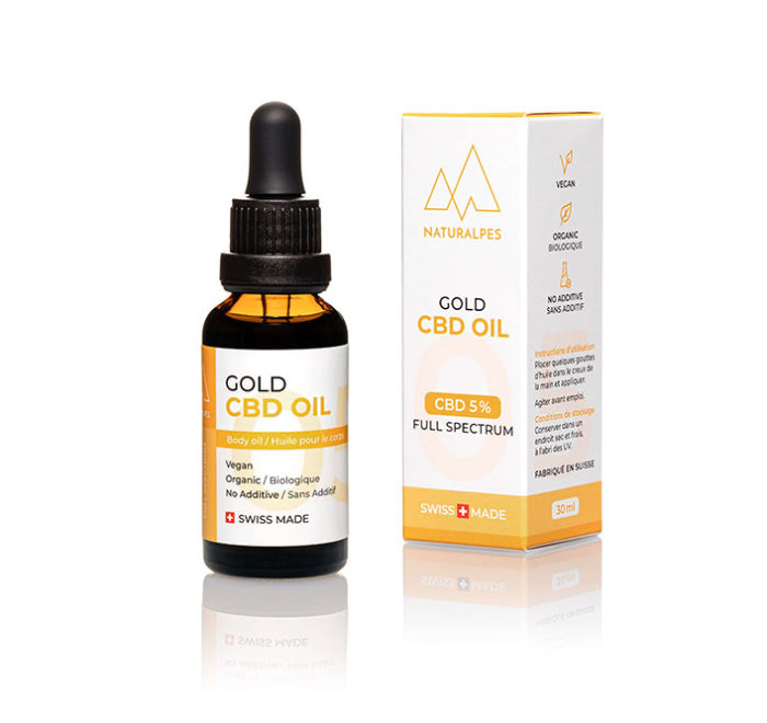 Huile CBD Gold 5%