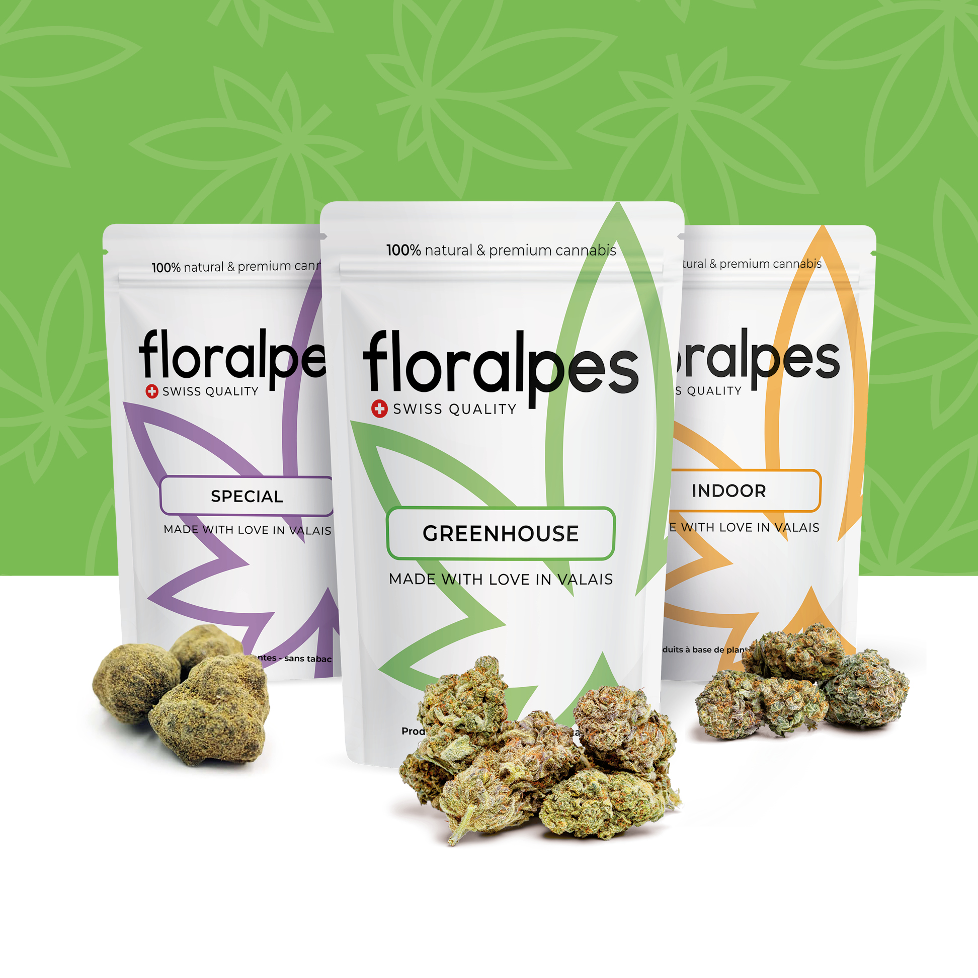 CBD fleurs packaging